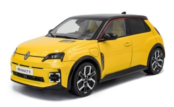 421186479 Renault 5 E-TECH JAUNE POP 2024 Yellow 1:18
